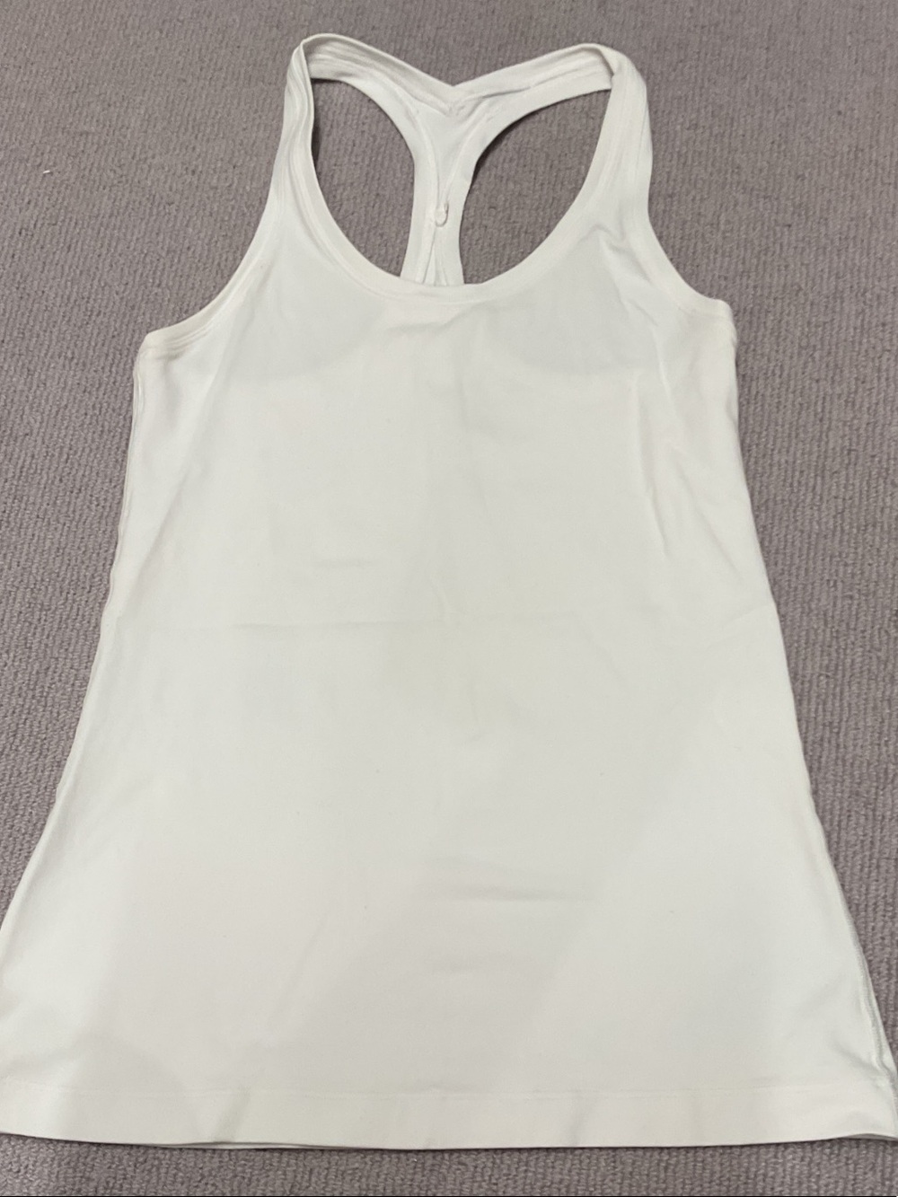 lululemon athletica White Racerback Athletic Tank